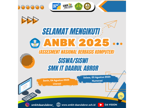 SELAMAT MENGIKUTI ANBK TAHUN 2025